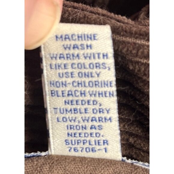 Arizona Jean Co Mens Brown Corduroy Long Sleeve Button Up Shirt Shacket 3XL - Picture 5 of 13